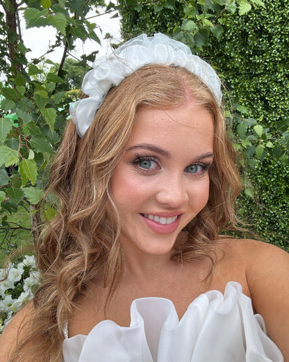 Ruched Tulle Headband