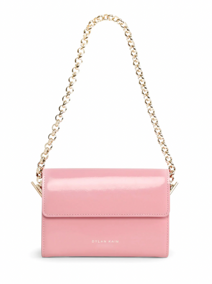 The Juicy Patent Wallet in Candy Pink